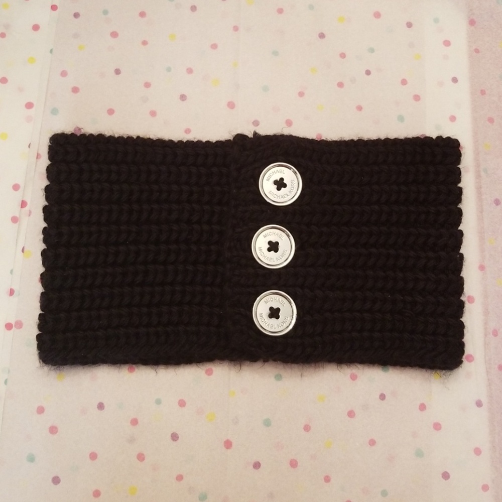 Michael Kors Black & Silver Scarf